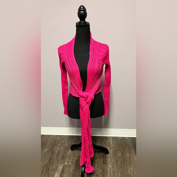 NWT Unique GREECE Multi Use COTTON Designer CARDIGAN - Picture 5 of 13